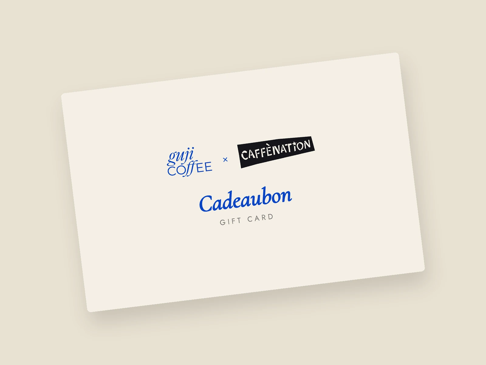 Gift card for Caffènation by Guji
